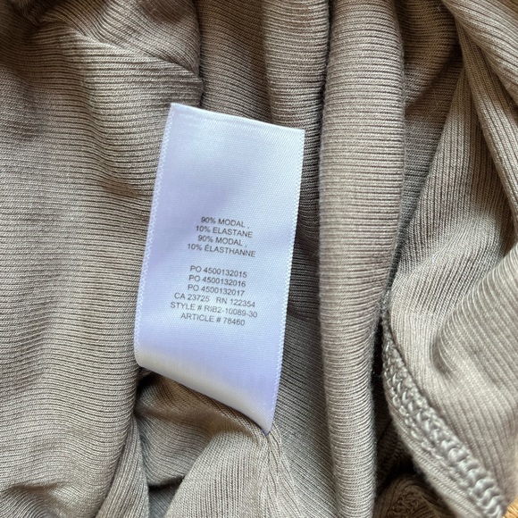 Aritzia Sunday Best ribbed bodysuit / size S / taupe - Picture 10 of 10